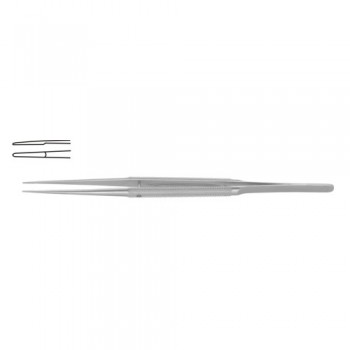 Diam-n-Dust™ Micro Dressing Forcep Straight Stainless Steel, 15 cm - 6" Tip Size 6.0 x 0.7 mm
